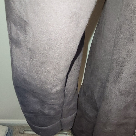 LL BEAN SUEDE LINED COAT - Picture 4 of 8